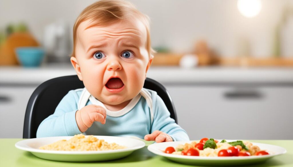 Recusas alimentares e preferências alimentares do bebê