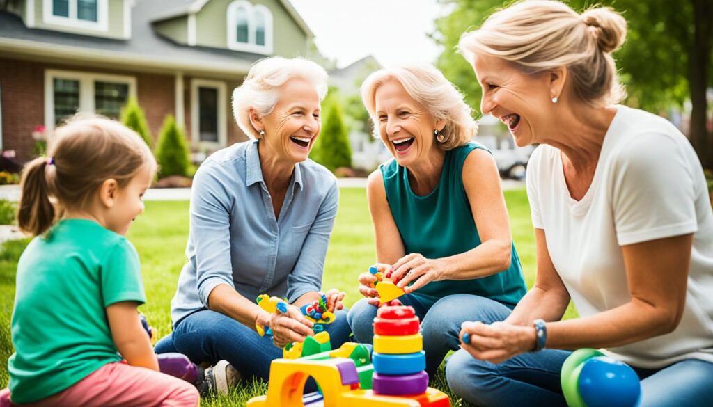 envolver amigos e familiares na vida das crianças