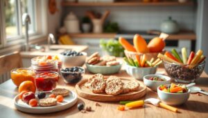 Snacks caseiros para bebês