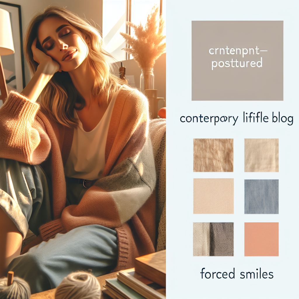 Gere uma imagem para o blog 'Mãe Moderna e Atual' com o seguinte prompt:

Estilo: Foto realista com luz natural suave, um toque cinematográfico.
Cena: Capturar um momento genuíno e não posado, evitando sorrisos falsos.
Emoção: Transmitir calma, reflexão, vulnerabilidade ou superação, de acordo com o tema abordado.
Cores: Priorizar tons pastéis, terrosos e quentes.